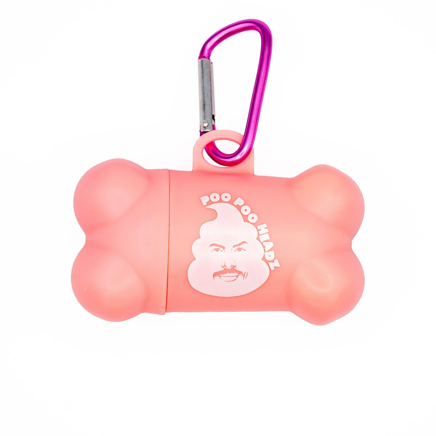 Pink Doggy Poop Bag Dispenser